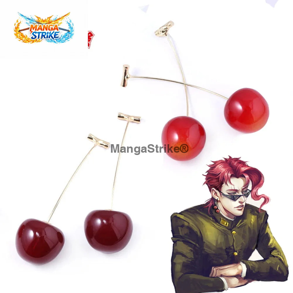 Boucles Jojo’s Bizarre Adventure - D’oreilles Noriaki - Boucles d’oreilles Noriaki Kakyoin - bijoux