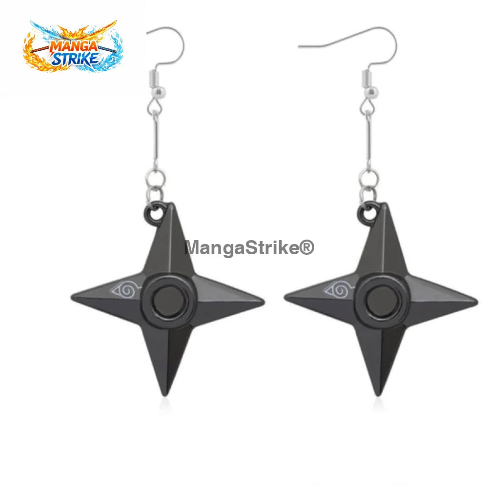 Boucles Naruto - D’oreilles Shuriken - Boucles d’oreilles Shuriken - bijoux