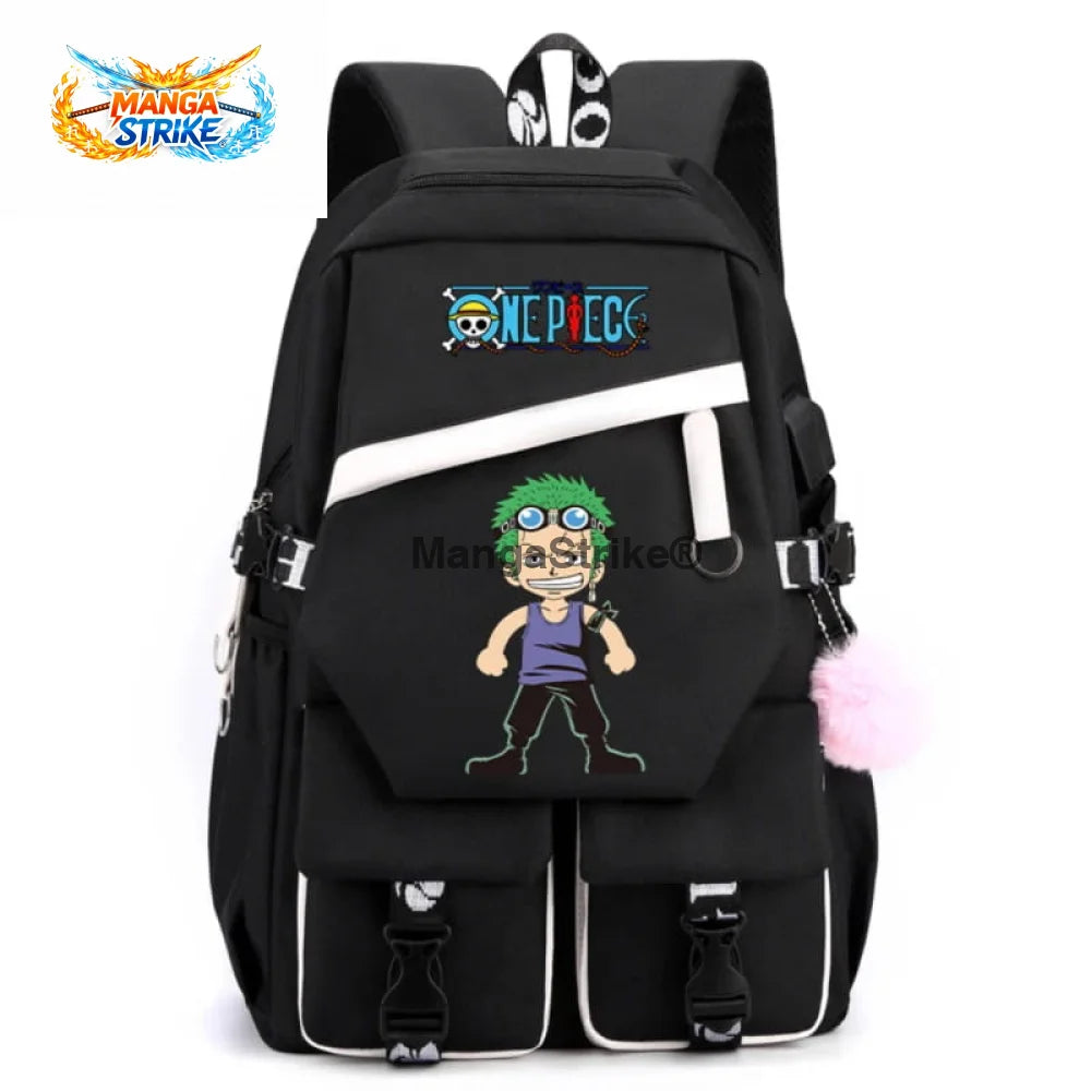 Cartable One Piece - Zoro Noir