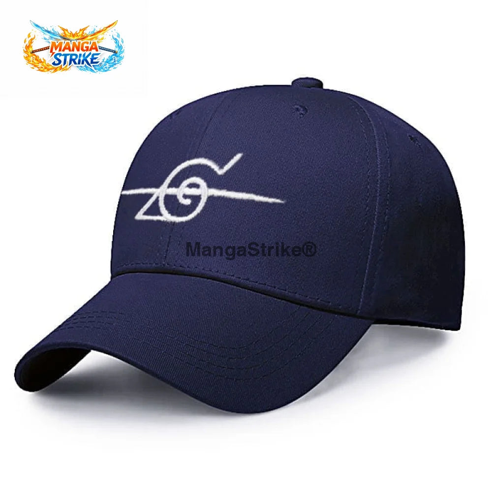 Casquette Naruto - Ninja Déserteur de Konoha - Bleu marine - Chapeau