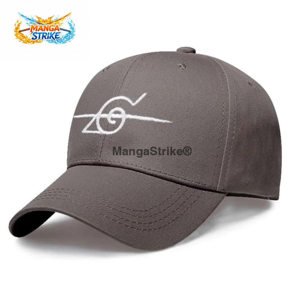 Casquette Naruto - Ninja Déserteur de Konoha - Gris - Chapeau