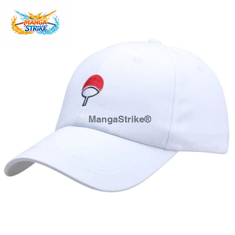 Casquette Naruto - Uchiwa - Blanc - Chapeau
