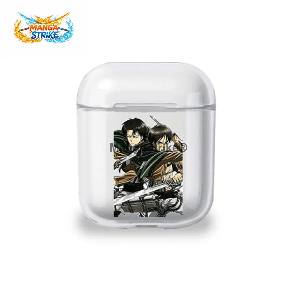 Coque Attaque des Titans - Airpods Eren et Livaï - 200001619