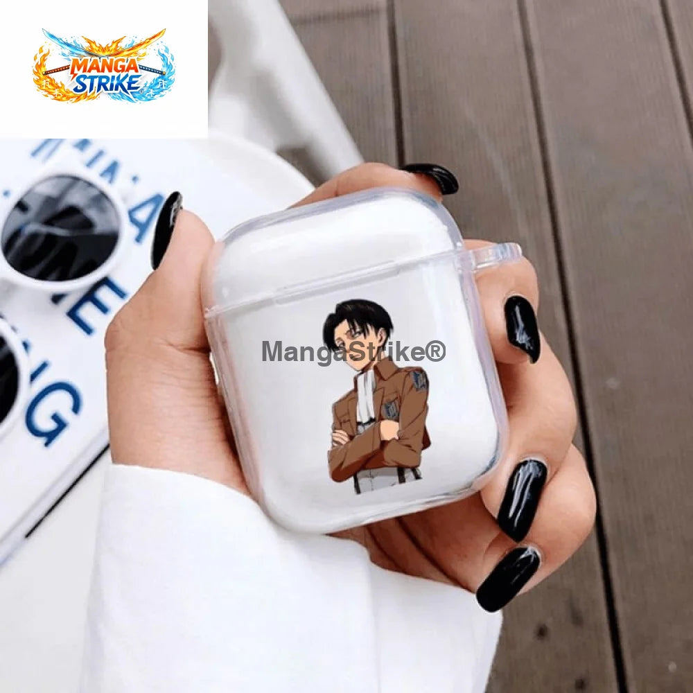 Coque Attaque des Titans - Airpods Levi - Levi Airpods 1 et 2 - 200001619