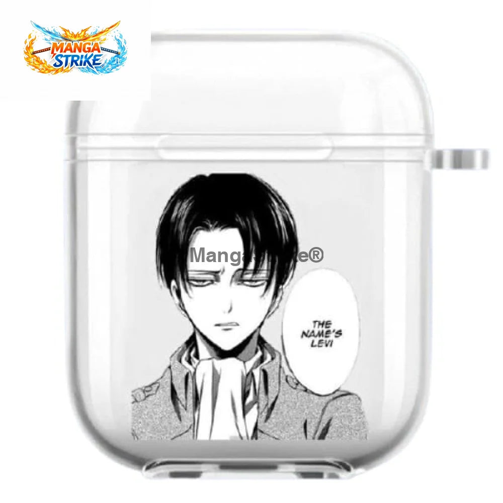 Coque Attaque des titans - Airpods Levi - 200001619