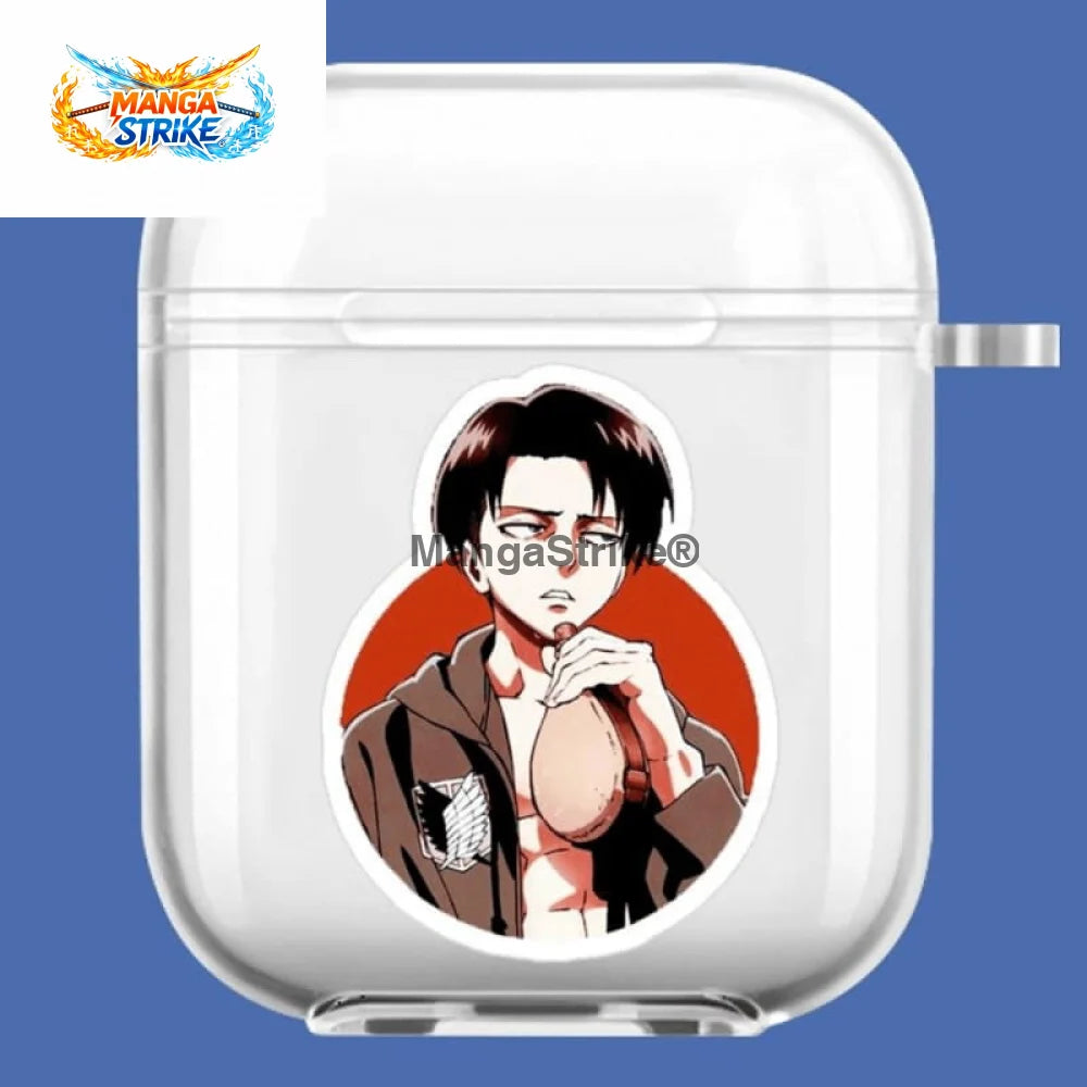 Coque Attaque des titans - Airpods Livaï - Livaï Airpods 1 et 2 - 200001619