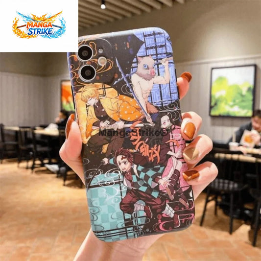 Coque Demon Slayer - Iphone Tanjiro Nezkuo Inosuke et Zenitsu - iPhone 7 - 380230