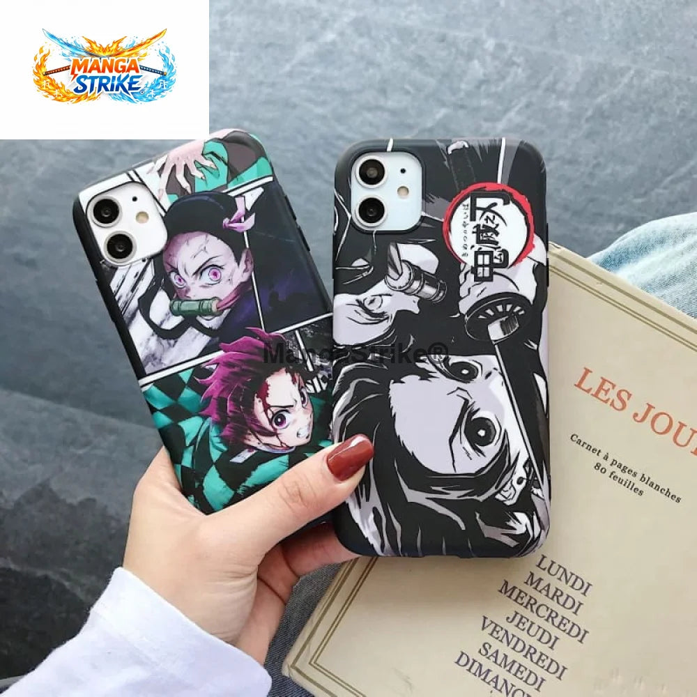 Coque Demon Slayer - Iphone Tanjiro & Nezuko - 380230