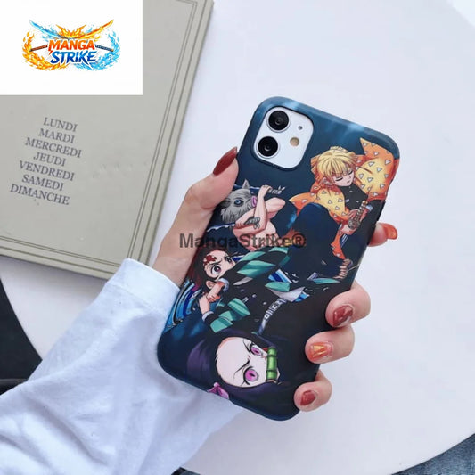 Coque Demon Slayer - Iphone Tanjiro Nezuko Zenitsu et Inosuke - iPhone 7 - 380230