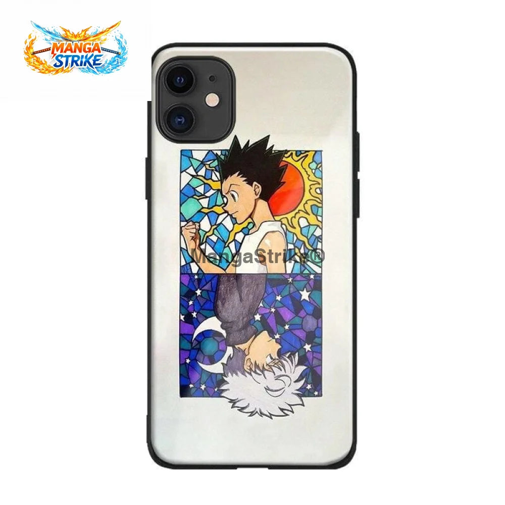 Coque Hunter x Hunter - iPhone Gon & Kirua - iPhone 7 8 SE(2) / Coque en silicone - 380230