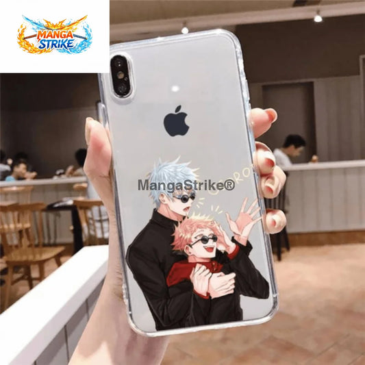 Coque Jujutsu Kaisen - iPhone Satoru Gojo et Yuji Itadori - iphone XS Max - coque iphone