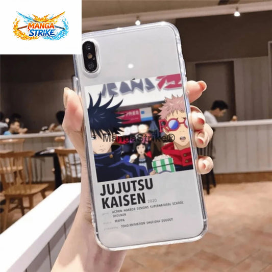 Coque Jujutsu Kaisen - iPhone Yuji Itadori et Megumi Fushiguro - iphone XS MAX - 380230