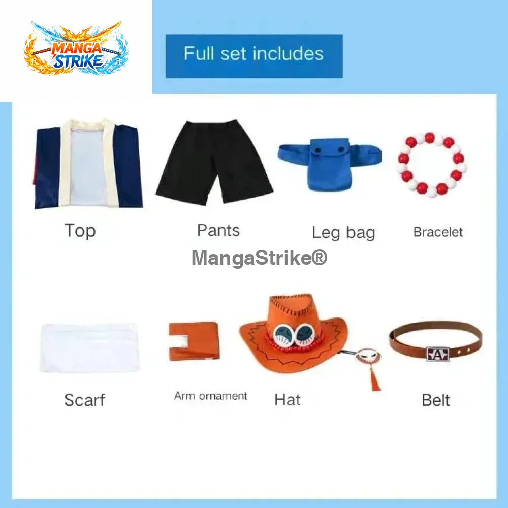 Cosplay One Piece – Portgas D. Ace - S