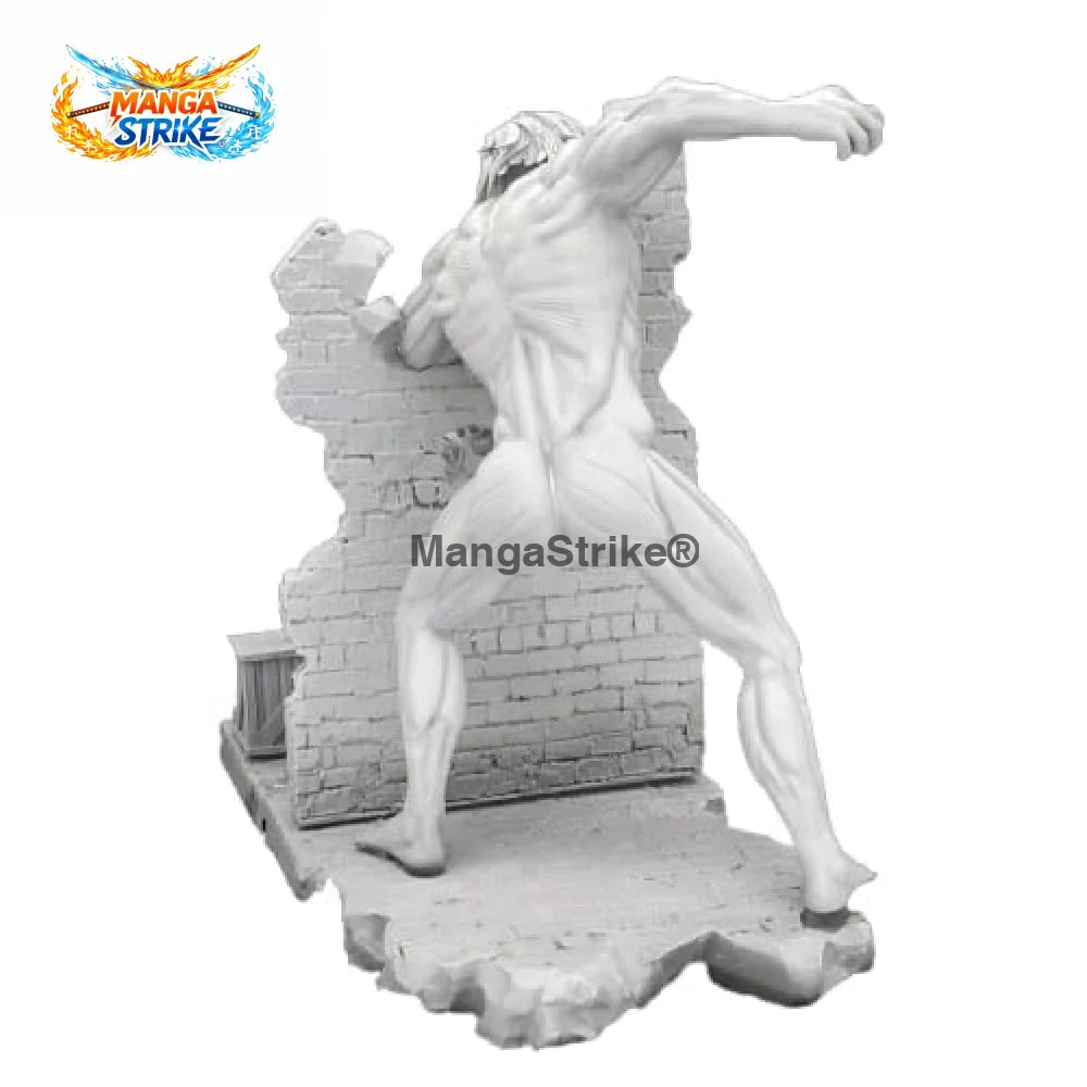 Figurine Attaque des Titans - en résine Titan Assailant et Eren Jaeger - figurine
