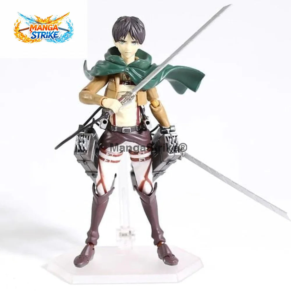 Figurine Attaque des titans - Eren Jaeger - Figurine Eren Jager avec boîte - figurine