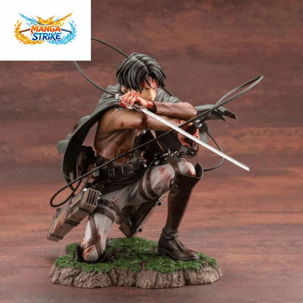 Figurine Attaque des titans - Livail Ackerman - Figurine Livaï Ackerman avec boîte - figurine