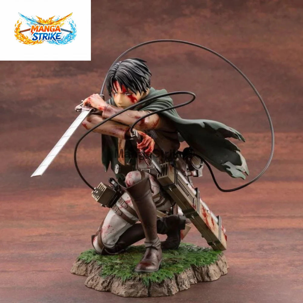 Figurine Attaque des titans - Livail Ackerman - Figurine Livaï Ackerman avec boîte - figurine