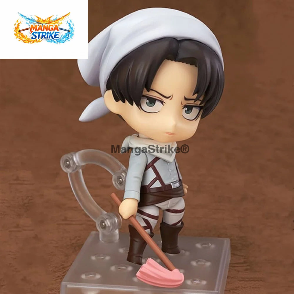 Figurine Attaque des titans - Nendoroid Livaï Ackerman - Livaï - Cute cleaning - figurine