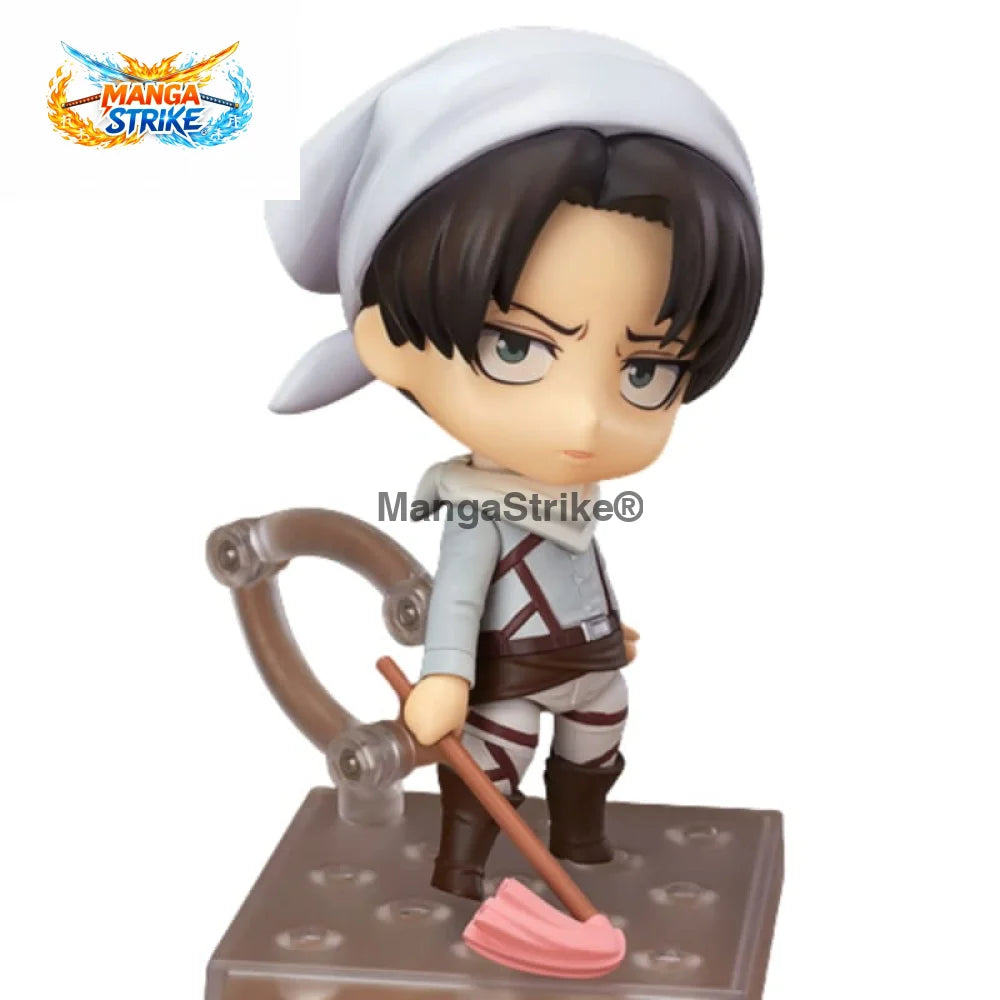 Figurine Attaque des titans - Nendoroid Livaï Ackerman - Livaï - Cute cleaning - figurine