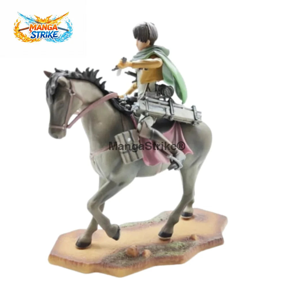 Figurine Attaque des Titans - Rivaille Ackerman à cheval - Rivaille Ackerman à cheval - figurine