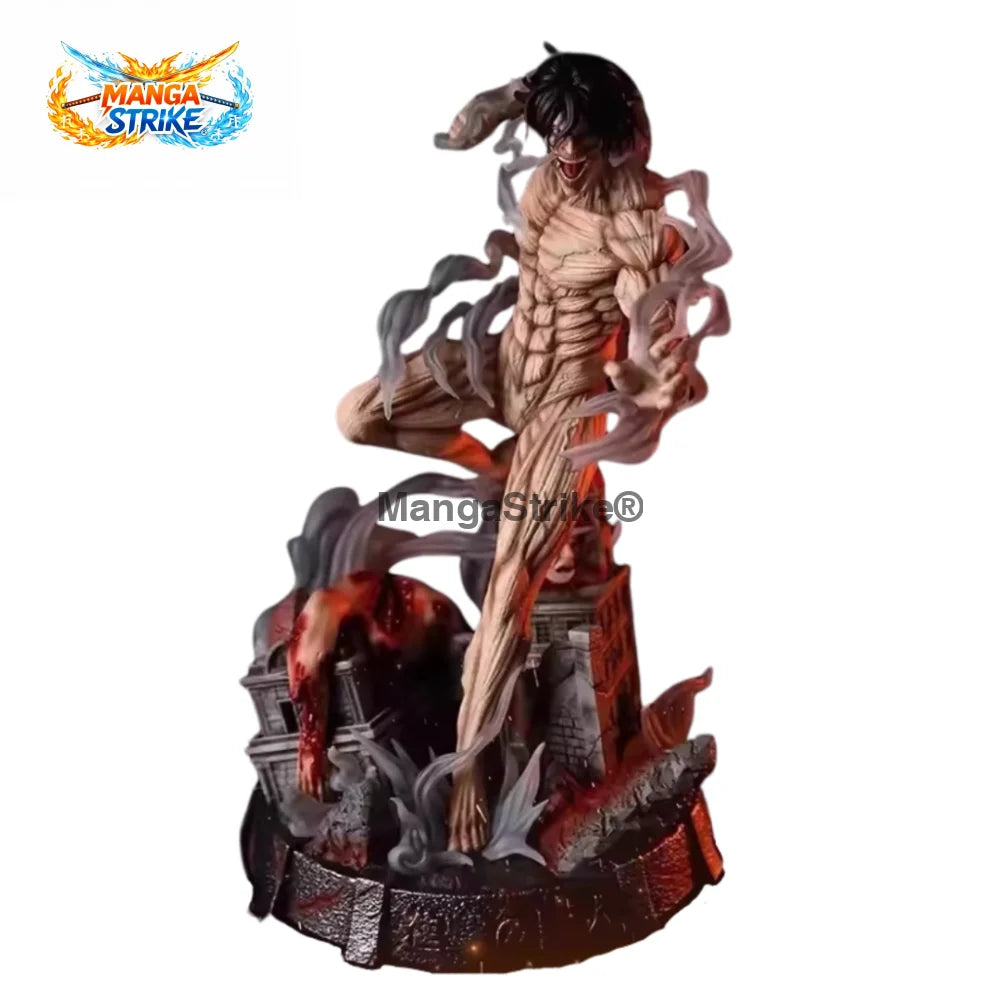 Figurine Attaque des Titans - Titan Assaillant ’Mur Rose’ - figurine
