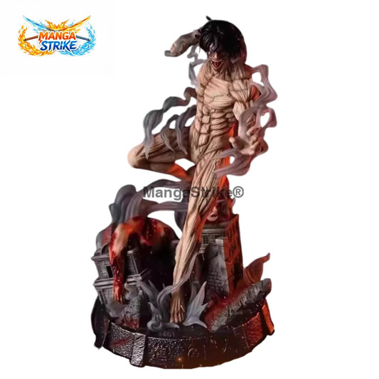 Figurine Attaque des Titans - Titan Assaillant ’Mur Rose’ - figurine
