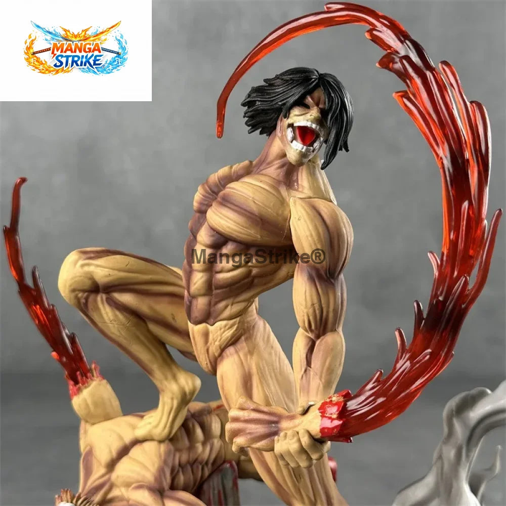 Figurine Attaque des Titans - Titan Assaillant vs Titan Mâchoire - figurine