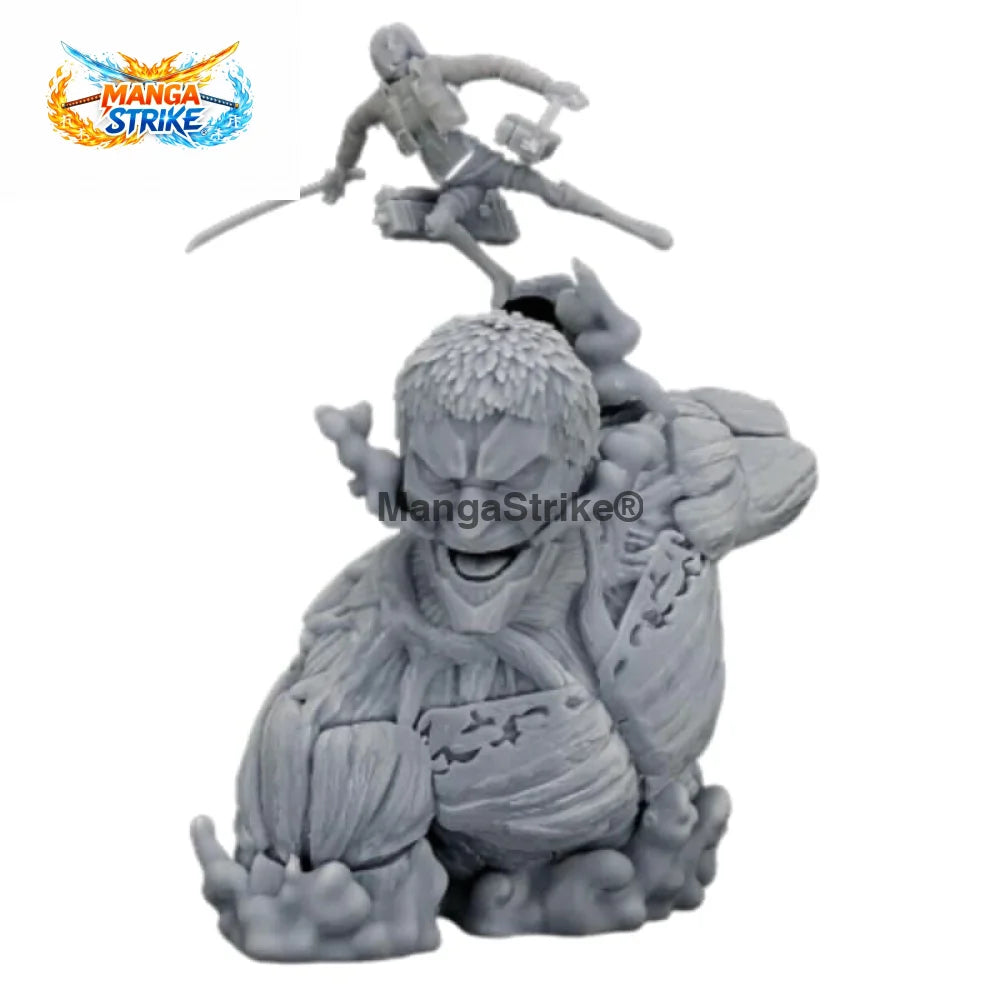 Figurine Attaque des Titans - Titan Cuirassé vs Mikasa Ackerman - figurine