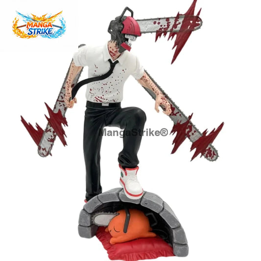 Figurine Chainsaw Man - Denji x Pochita ’Niche’ - Chainsaw Man x Pochita - figurine