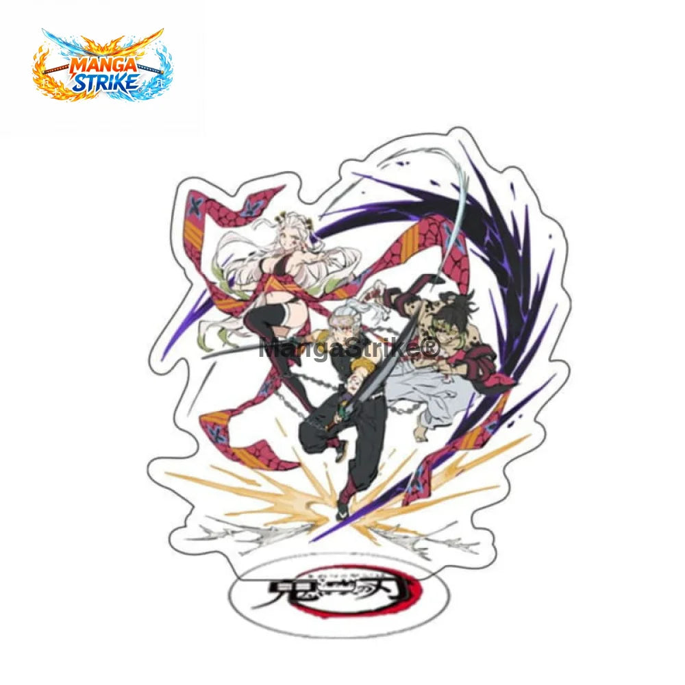 Figurine Demon Slayer - Acrylique Tengen Fight - Tengen vs Gyutaro & Daki