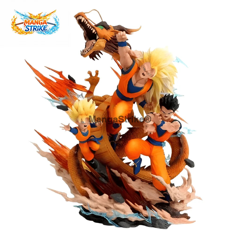 Figurine Dragon Ball Z - Goku Gohan & Goten - figurine