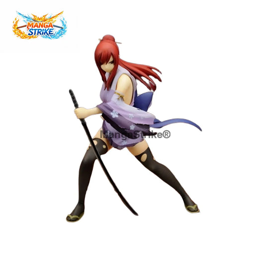Figurine Fairy Tail - Erza Scarlet Robe of Yuen - Erza Scarlett avec boîte - figurine