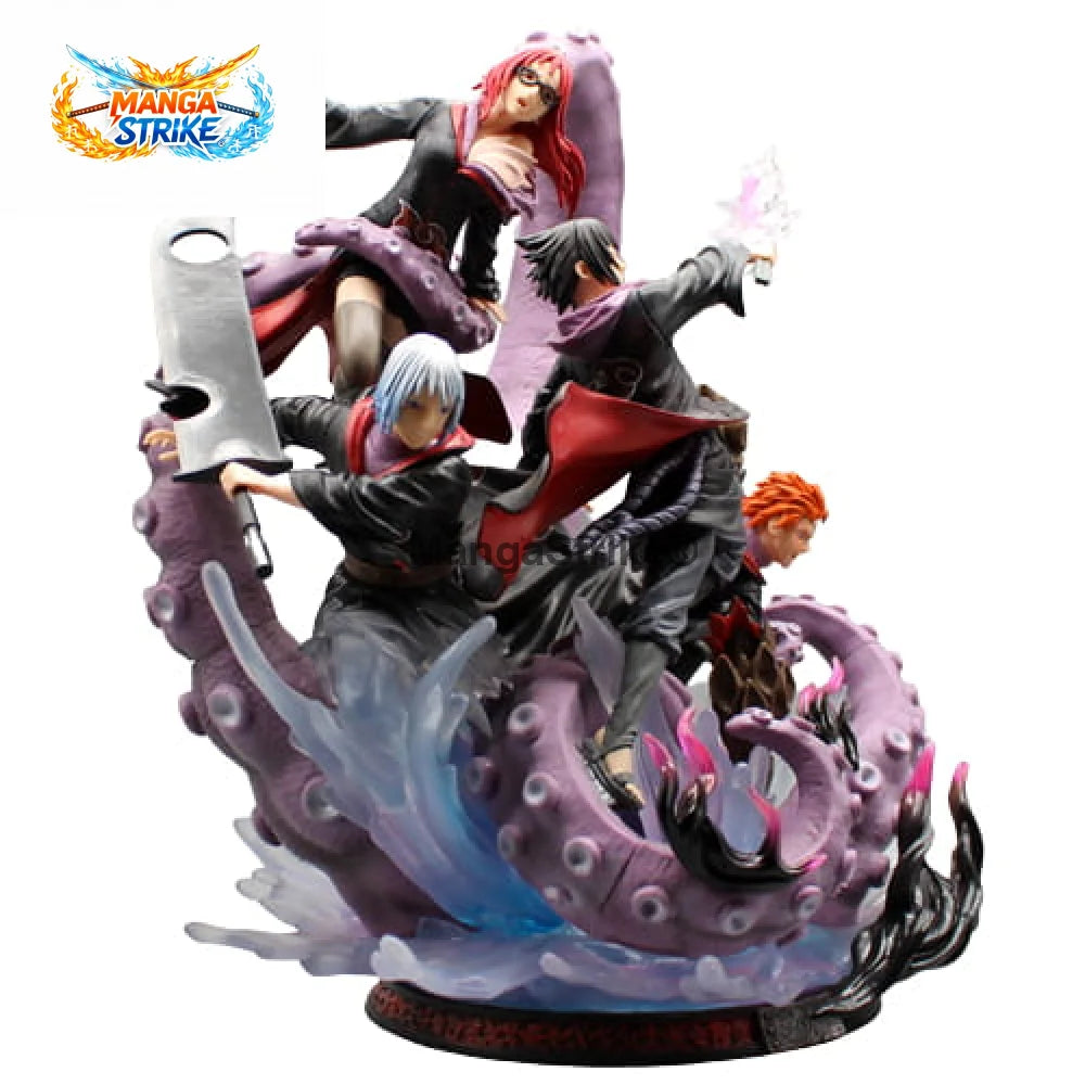 Figurine Naruto - Sasuke x Suigetsu x Karin x Jûgo - Equipe Taka - figurine