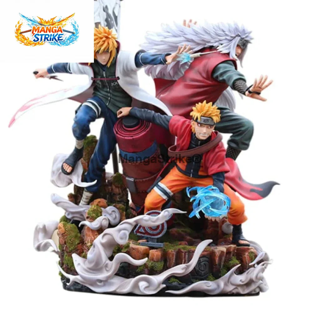 Figurine Naruto - Naruto x Jiraya x Minato - Jiraya & Disciples - figurine