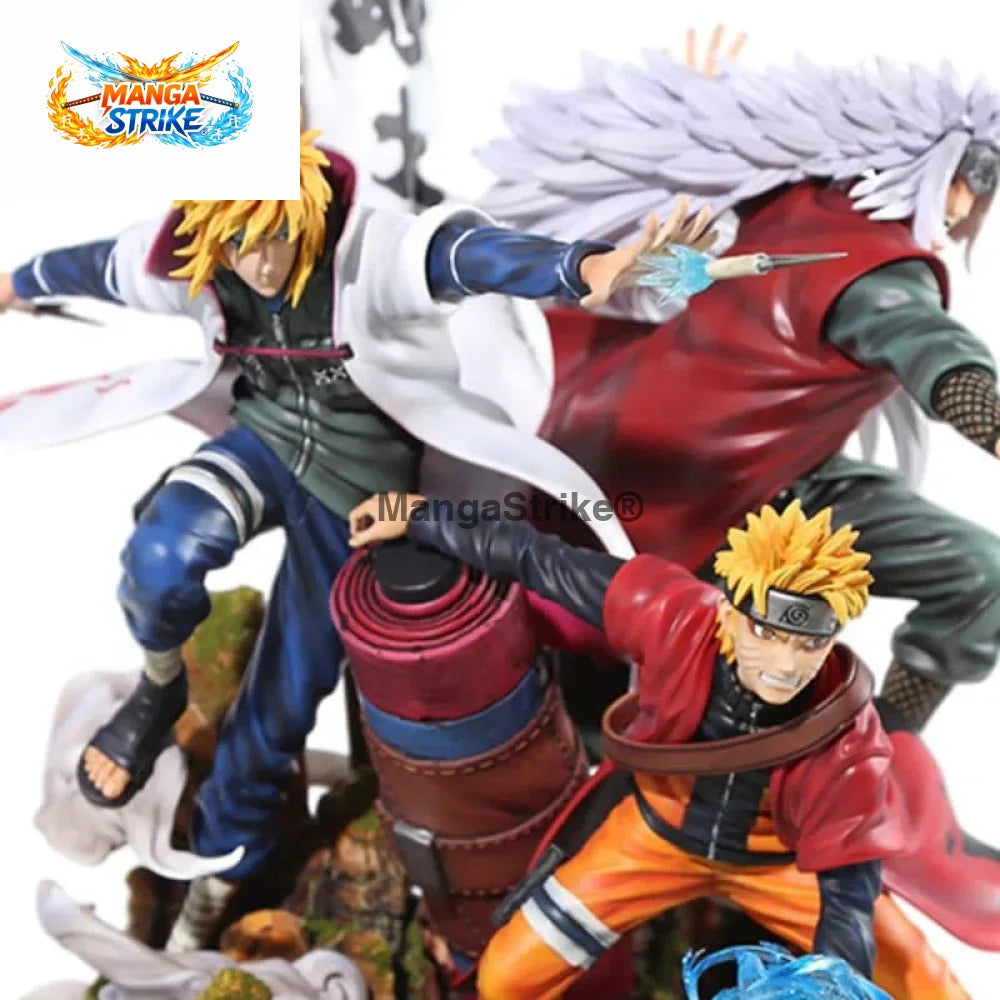 Figurine Naruto - Naruto x Jiraya x Minato - Jiraya & Disciples - figurine