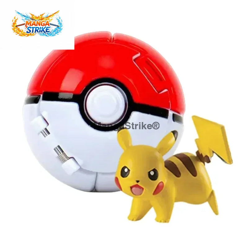 Figurine Pokémon Pikachu Pokéball Évolution