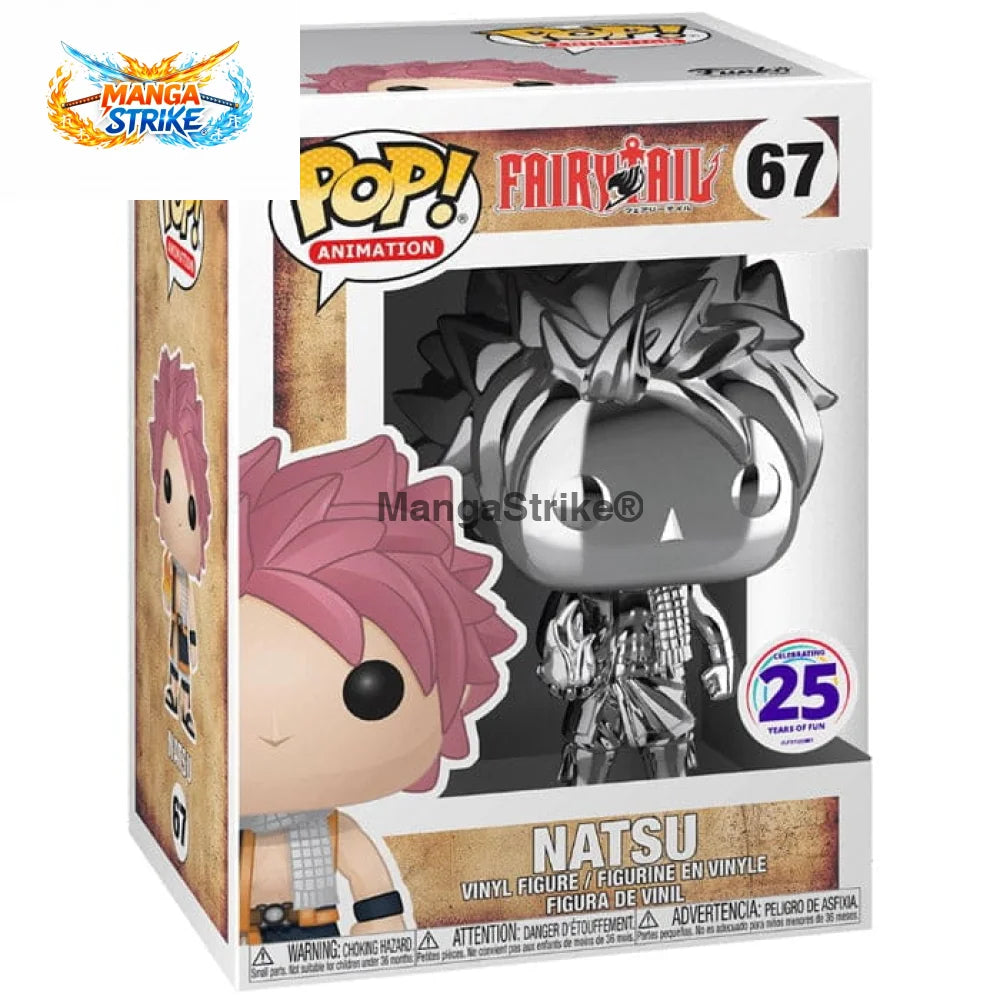 Figurine POP Fairy Tail - Métal Natsu Dragnir - Métal Natsu