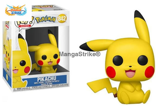 Figurine POP Pokémon - Pikachu Assis