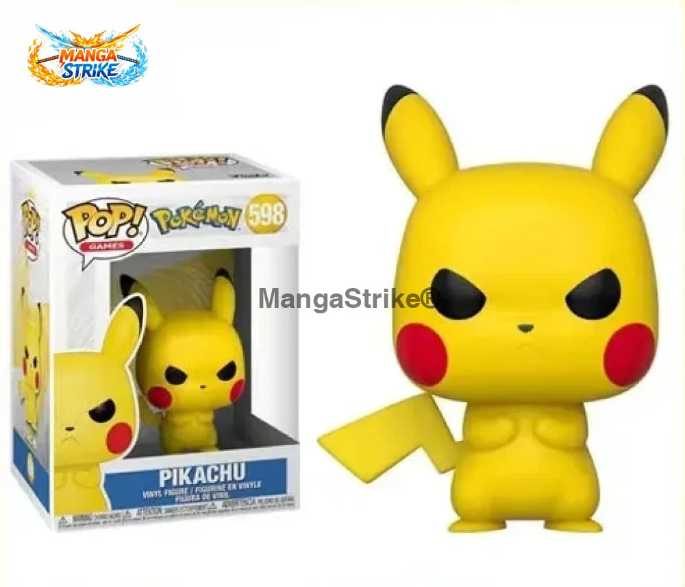 Figurine POP Pokémon - Pikachu Regard Féroce