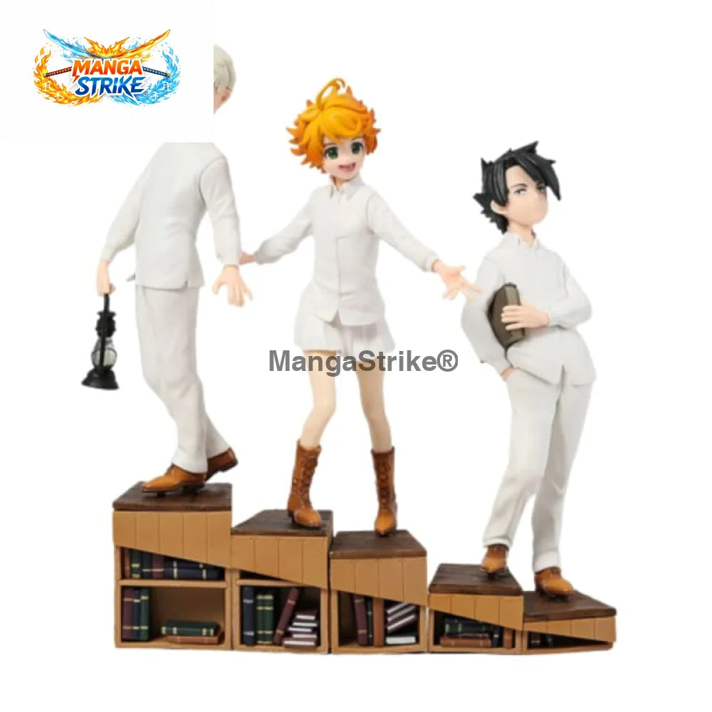 Figurine The Promised Neverland - Emma Norman et Ray - Trio Grace Field - figurine