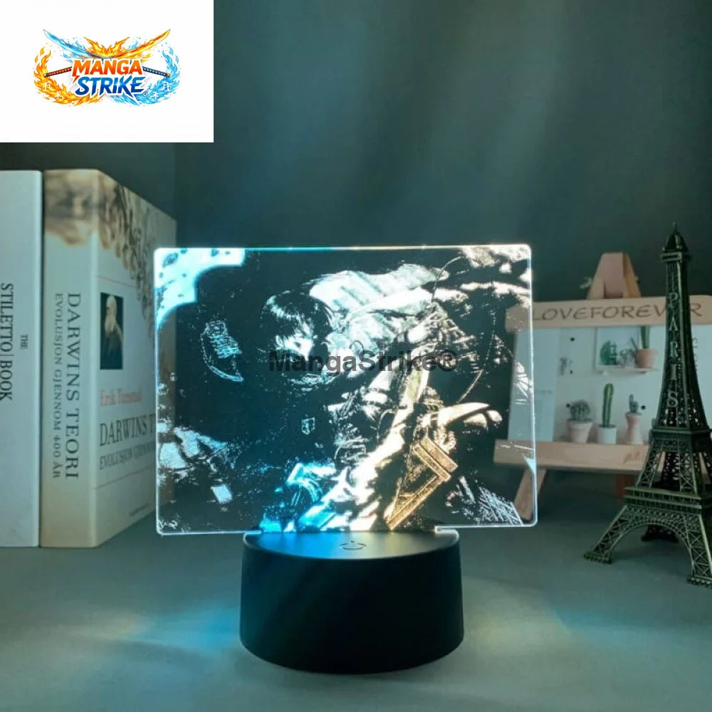 Lampe Attaque des Titans - LED Livail Ackerman Bicolore V2 - Avec télécommande
