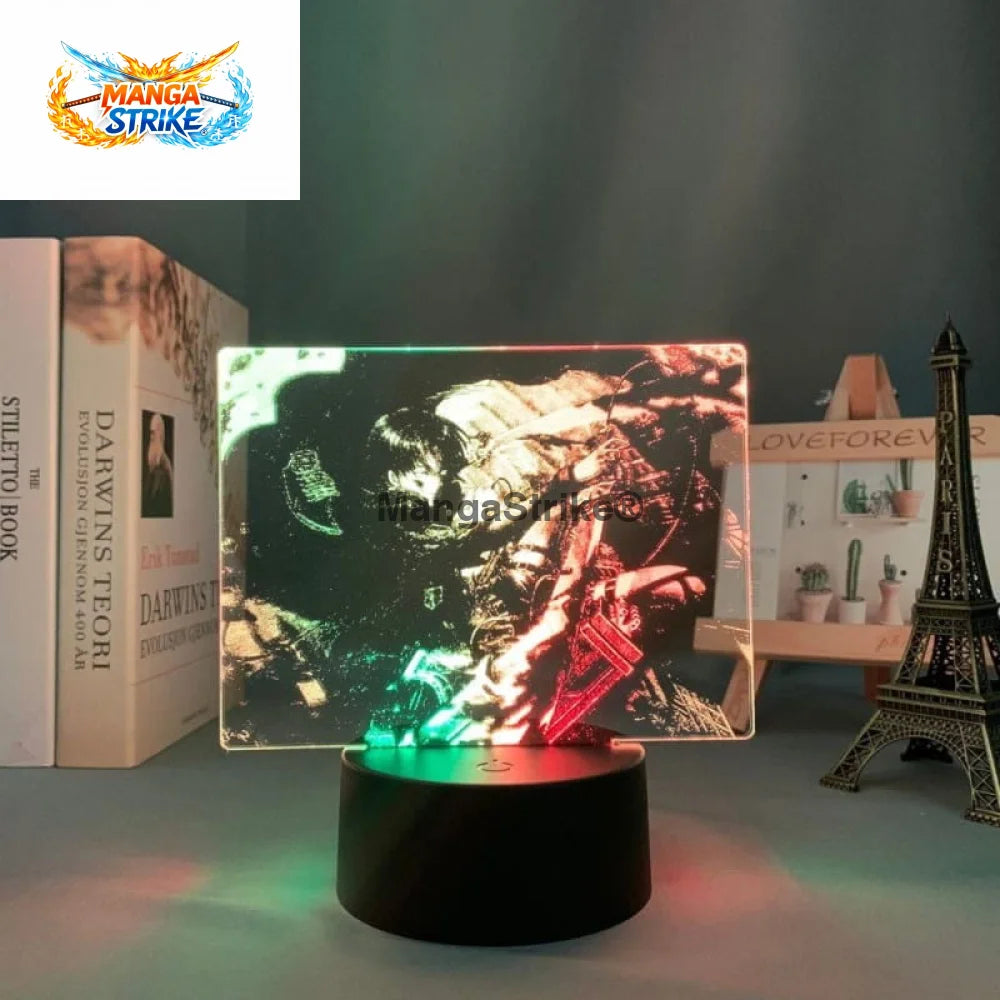 Lampe Attaque des Titans - LED Livail Ackerman Bicolore V2 - Avec télécommande