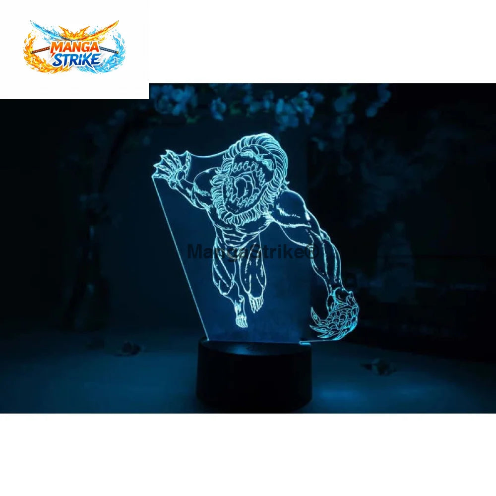 Lampe Attaque des Titans - LED Titan Mâchoire - Titan Mâchoire