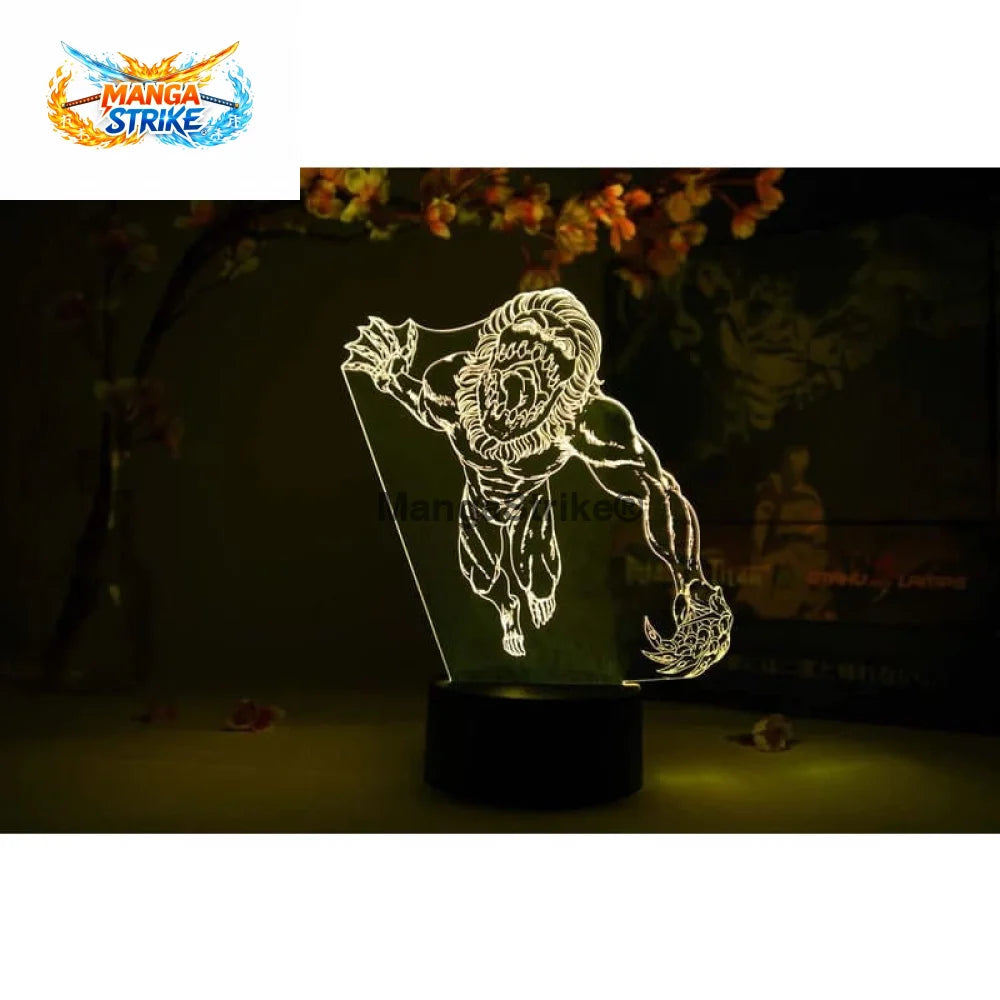 Lampe Attaque des Titans - LED Titan Mâchoire - Titan Mâchoire