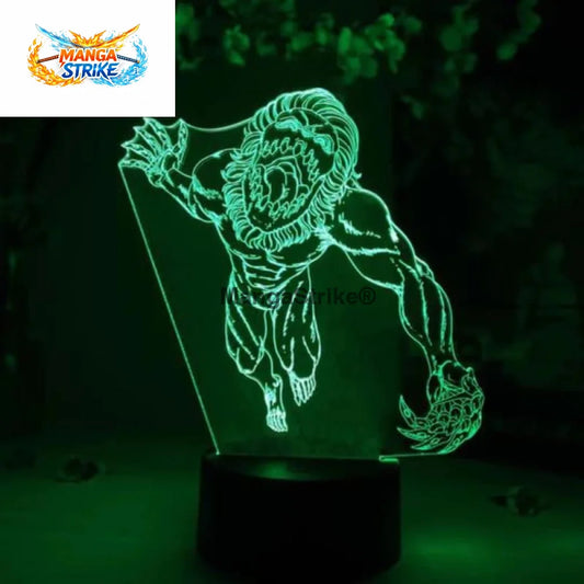Lampe Attaque des Titans - LED Titan Mâchoire - Titan Mâchoire