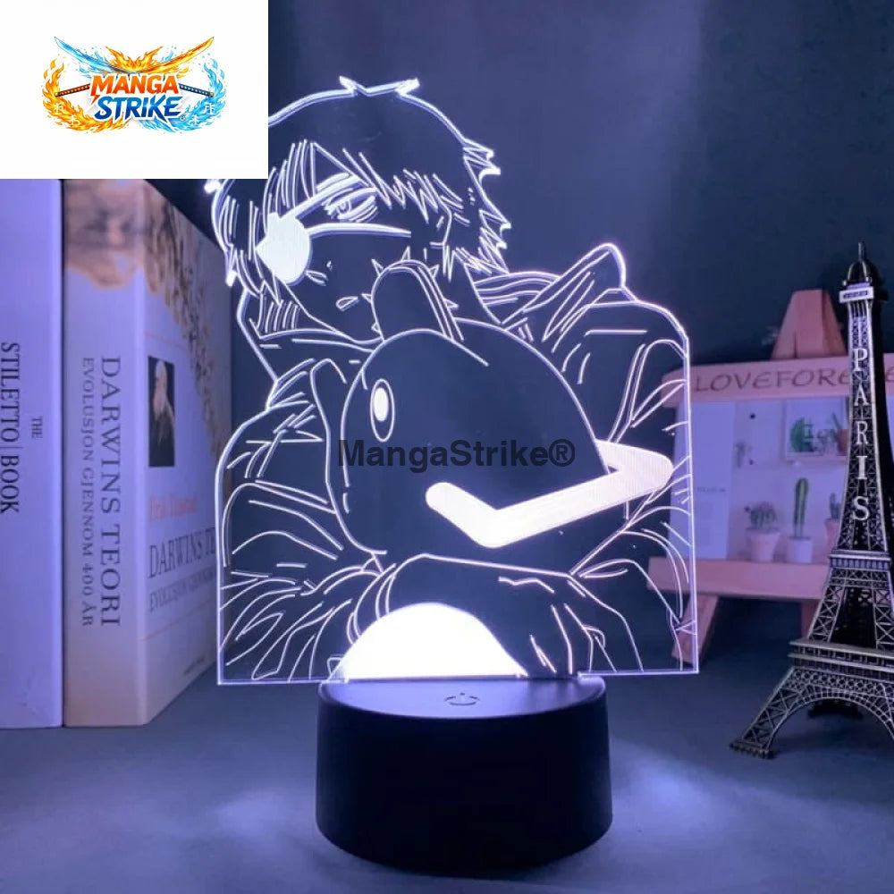 Lampe Chainsaw Man - LED Denji x Pochita - Denji x Pochita