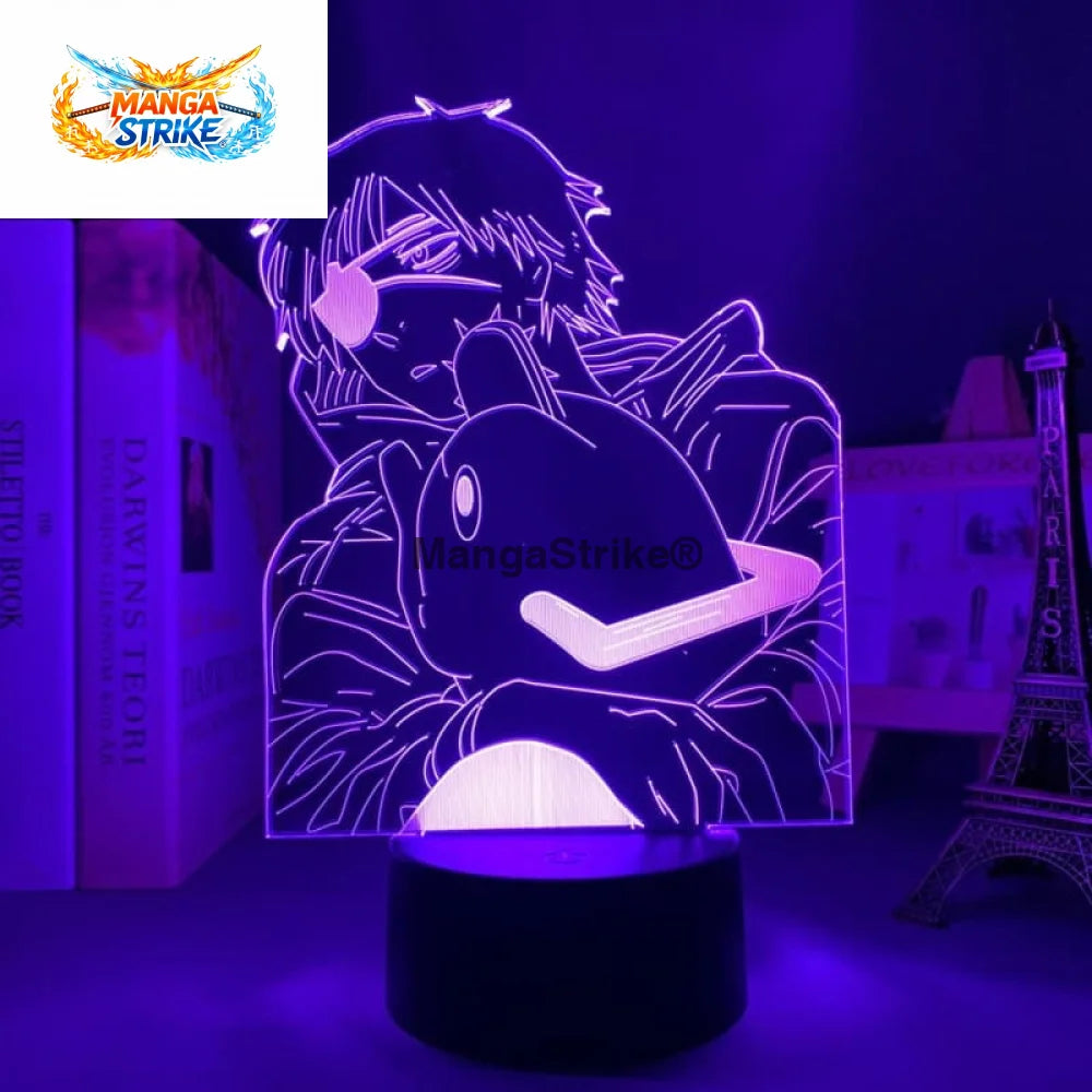 Lampe Chainsaw Man - LED Denji x Pochita - Denji x Pochita