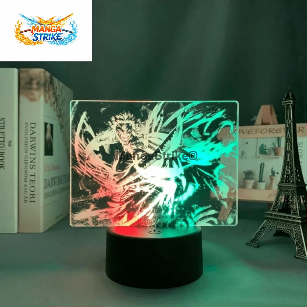 Lampe Demon Slayer - LED Kyojuro Rengoku Bicolore - Avec télécommande
