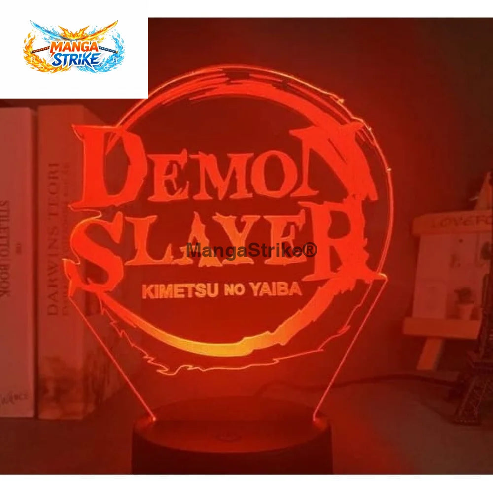 Lampe Demon Slayer - LED logo Kimetsu no Yaiba - Demon Slayer Logo