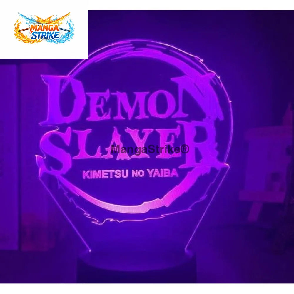 Lampe Demon Slayer - LED logo Kimetsu no Yaiba - Demon Slayer Logo